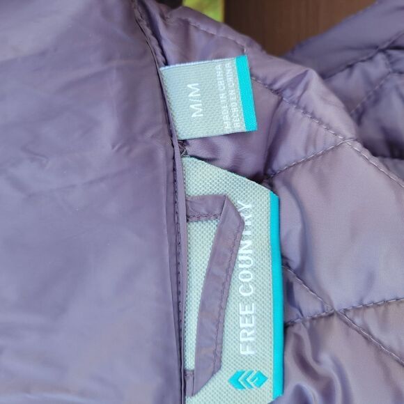 Free Country Lavender Quilted Puffer Vest Women’s Sz Med NWT - Picture 14 of 15